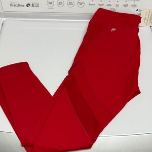 NWT Fabletics Powerhold  Vibrant Red leggings
